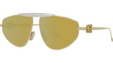 Anagram Gold Pilot Sunglasses