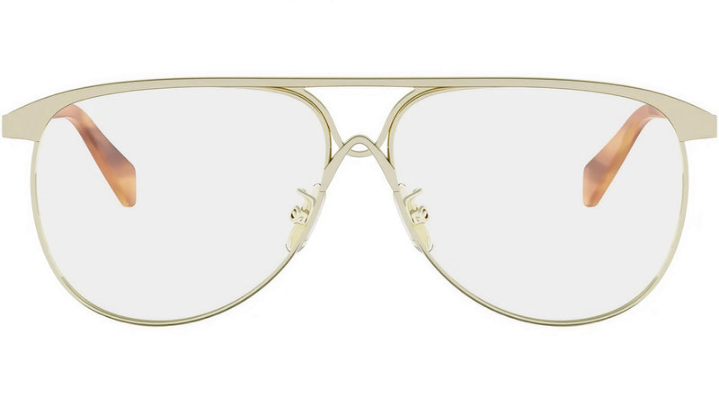 CELINE Metal Gold Pilot Sunglasses