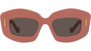 Anagram Pink Rectangular Sunglasses