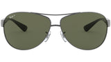 RB3386 gunmetal metal green
