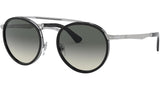 PO2467S 518/71 Silver Black