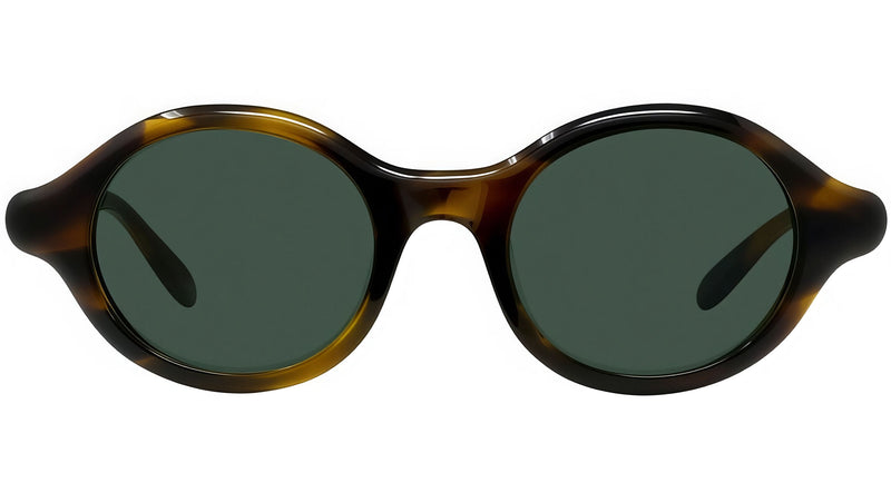 Slim Tortoise Round Sunglasses