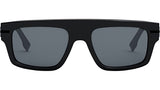 Fendigraphy Black Rectangular Eyeglasses
