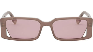 Fendi Way Brown Rectangular Sunglasses