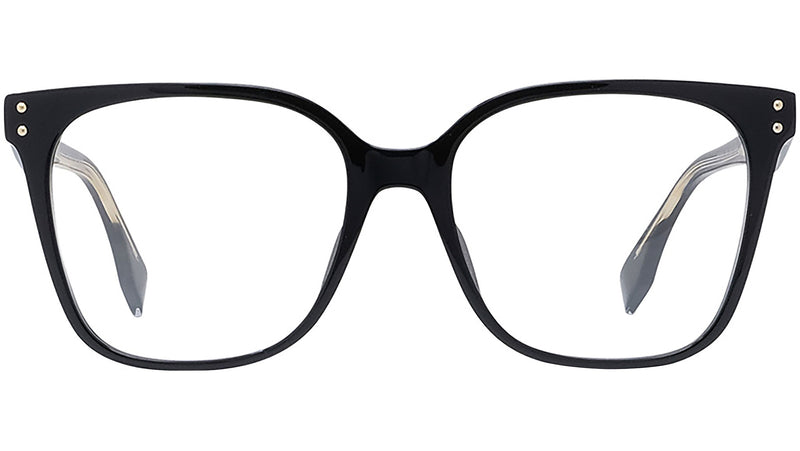 Fendi Essential Black Square Eyeglasses