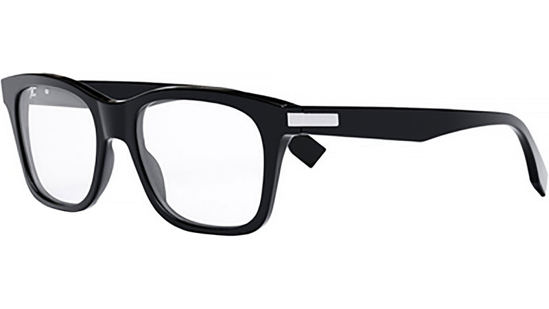 Fendi Essential Black Rectangular Eyeglasses