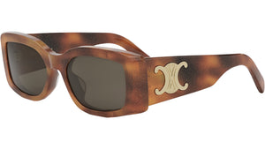 Triomphe Tortoise Rectangle Sunglasses
