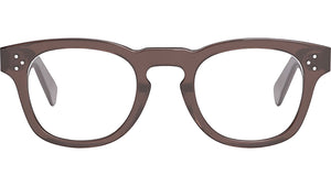 CELINE 3 Dots Taupe Square Eyeglasses