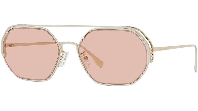 O'Lock Gold Square Sunglasses