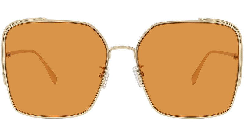 O'Lock Gold Square Sunglasses