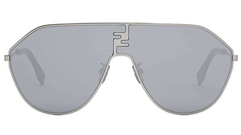 FF Match Silver Geometric Sunglasses