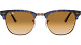 Clubmaster RB3016 125651 spotted brown/blue