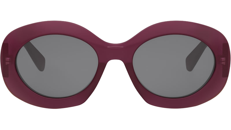 Triomphe Red Round Sunglasses