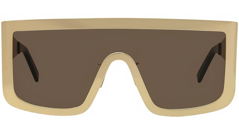 Square Gold Shield Sunglasses