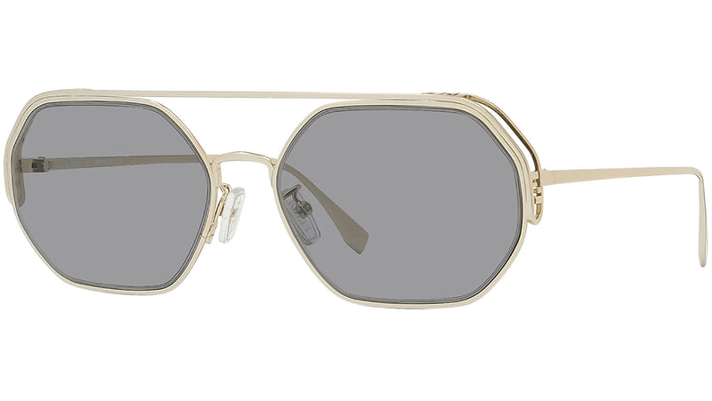 O'Lock Gold Square Sunglasses