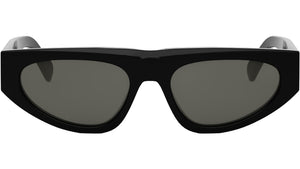 Monochroms Black Geometric Sunglasses