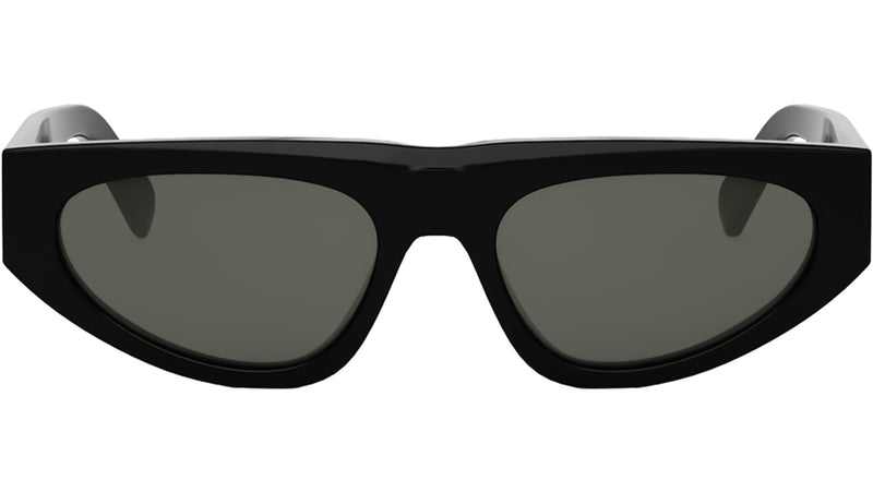 Monochroms Black Geometric Sunglasses