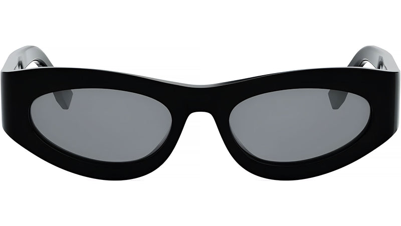 FF Diamonds Black Oval Sunglasses