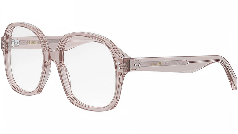 Thin Pink Geometric Eyeglasses