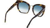Samantha-02 FT0553 56W Dark Havana Blue