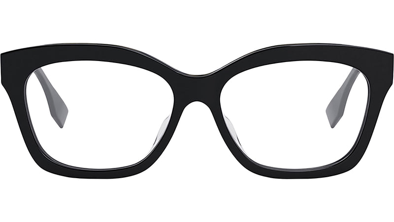 O'Lock Solid Black Geometric Eyeglasses