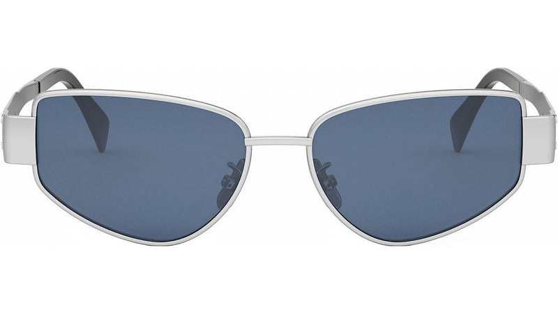 Metal Triomphe Silver Cat Eye Sunglasses
