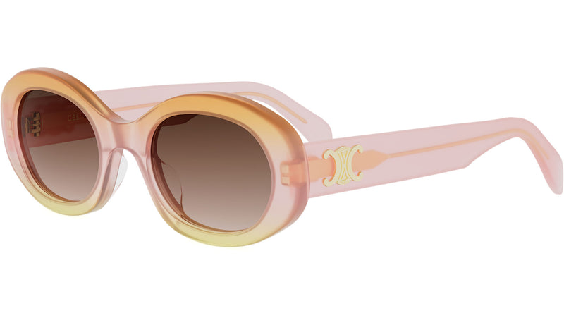 Triomphe Pink Oval Sunglasses