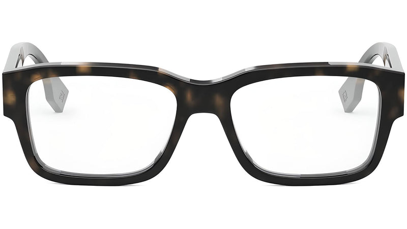 Signature Havana Rectangular Eyeglasses