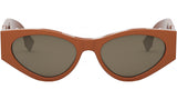 O’Lock Orange Cat Eye Eyeglasses