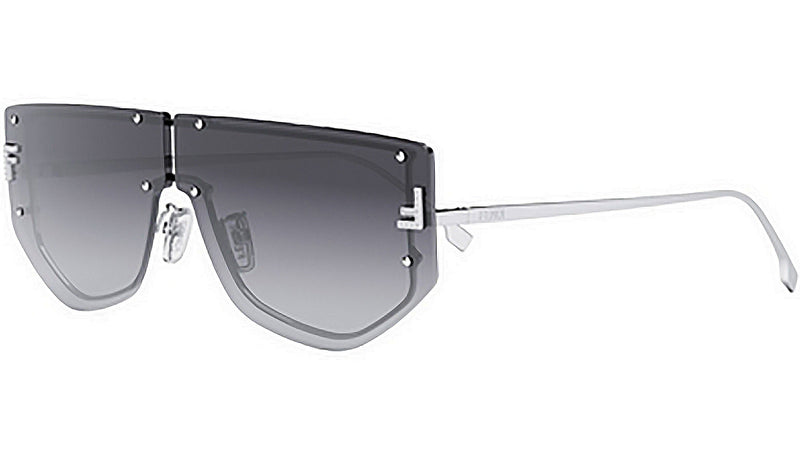 Fendi First Silver Rectangular Sunglasses