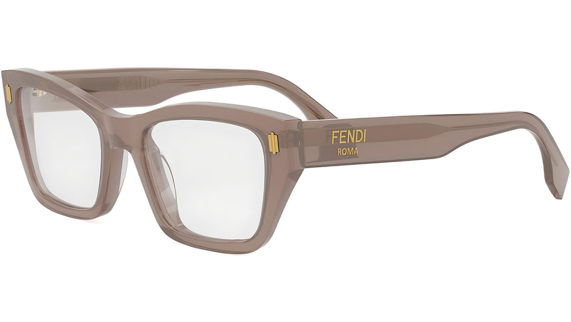 Fendi Roma Brown Rectangular Eyeglasses