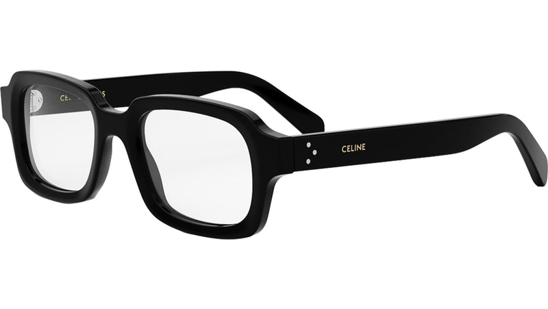 3 Dots Black Geometric Eyeglasses