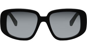 3 Dots Black Geometric Sunglasses