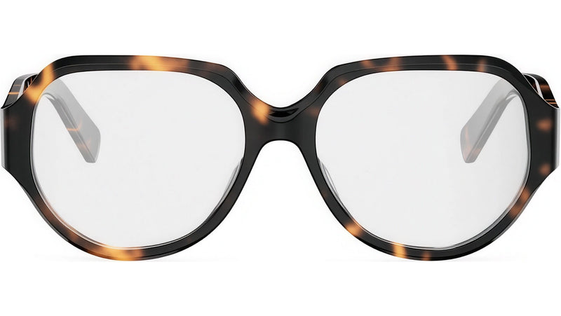 Triomphe Tortoise Geometric Eyeglasses