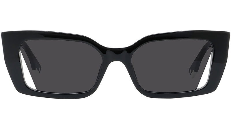 Fendi Way Black Rectangular Sunglasses