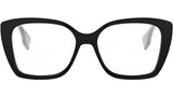Lettering Black Butterfly Eyeglasses