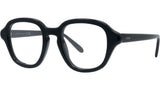 Slim Black Square Eyeglasses