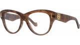 Anagram Brown Round Eyeglasses