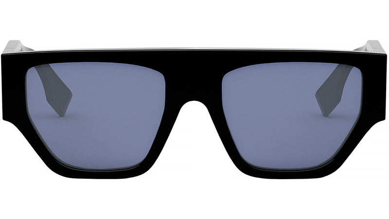 O'Lock Black Geometric Sunglasses