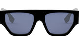 O'Lock Black Geometric Sunglasses