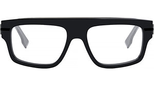 Fendigraphy Black Rectangular Eyeglasses