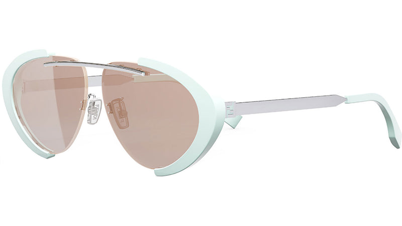 FendiLand Blue Oval Sunglasses