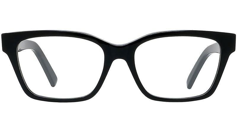 4G Black Rectangular Eyeglasses