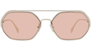 O'Lock Gold Square Sunglasses