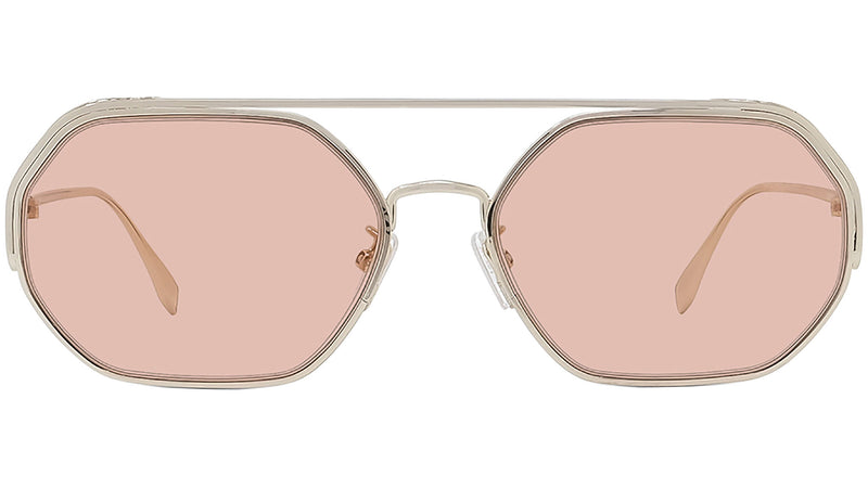 O'Lock Gold Square Sunglasses