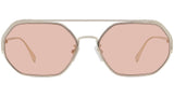 O'Lock Gold Square Sunglasses