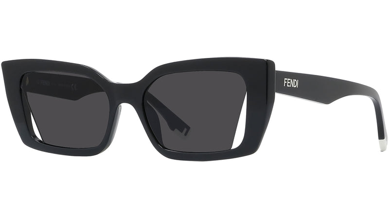 Fendi Way Black Rectangular Sunglasses