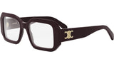 Triomphe Brown Geometric Eyeglasses
