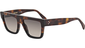 Tortoise Geometric Sunglasses