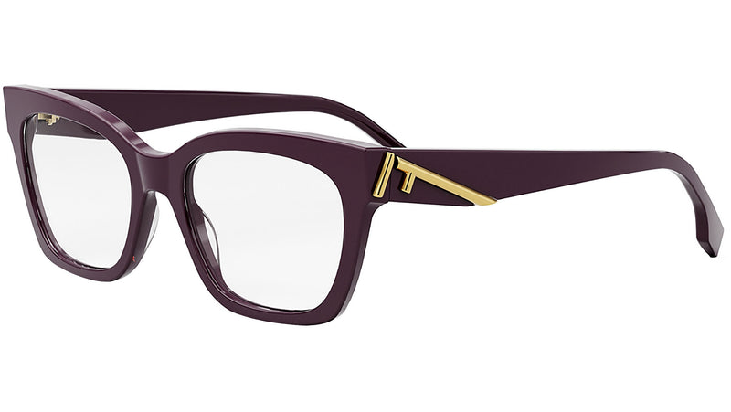 Fendi First Purple Square Eyeglasses
